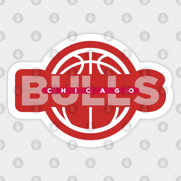 Chicago Bulls 6 Sticker by HooPet
